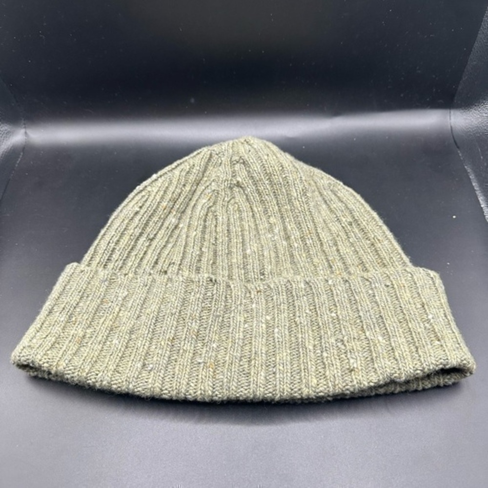 Drakes Green Merino Wool Winter Cap